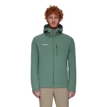 Mammoth All-Season Softshell Jacket Ultimate Comfort SO Hooded (windproof) jade green Men